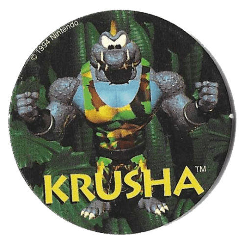 3d rendering of Krusha as he appeared in Donkey Kong Country facing forward.