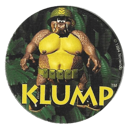 3d rendering of Klump as he appeared in Donkey Kong Country facing forward.